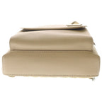 Louis Vuitton LV Aerogram Pilot Sling Bag Beige Leather Silver — view 4