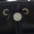 Louis Vuitton LV Night Noe Cargo Shoulder Back Black Leather Silver — view 6