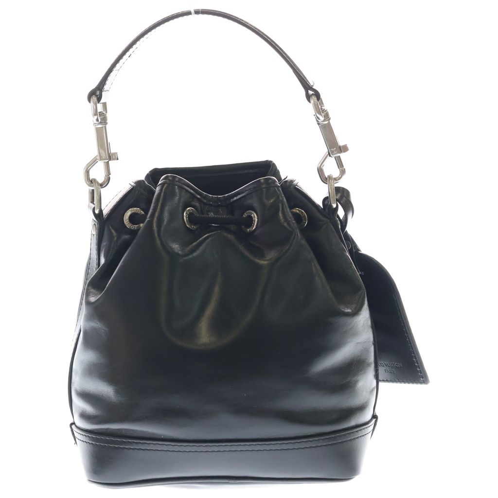Louis Vuitton LV Night Noe Cargo Shoulder Back Black Leather Silver — view 2