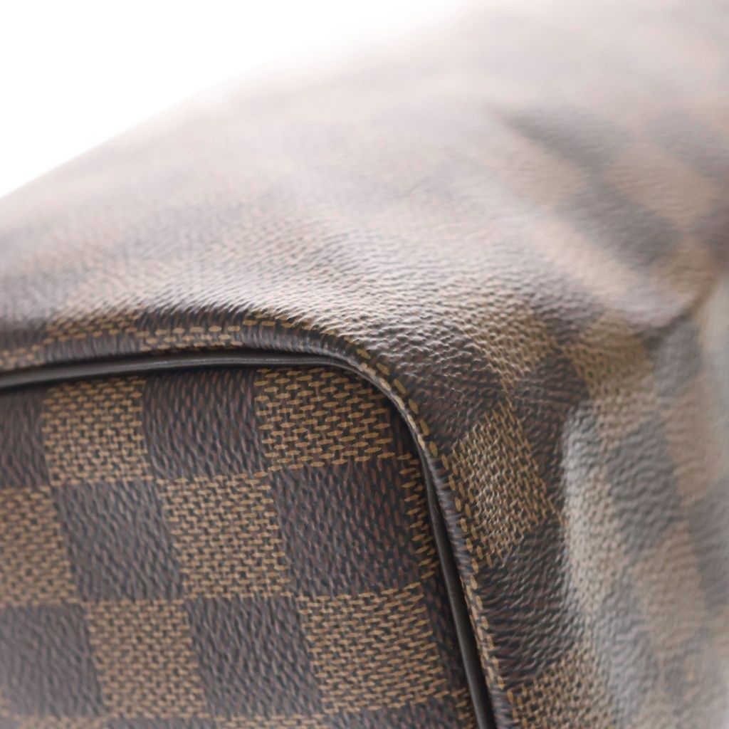 Louis Vuitton Damier Speedy Bandouliere 25 Leather 2-Way Shoulder Bag Brown — view 5