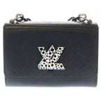 Louis Vuitton Epi Infinity Dot LV Yk Twist MM Leather Silver 2-Way Shoulder