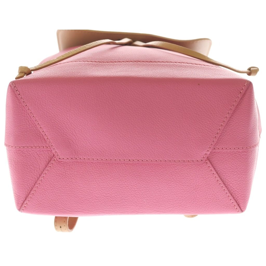 Louis Vuitton Lockme Backpack Pink Brown Leather Silver — view 4