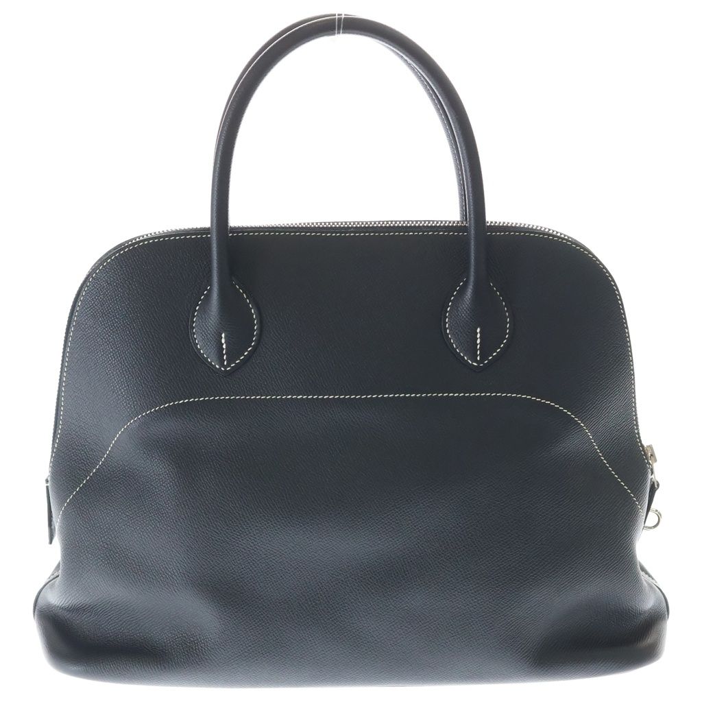 Hermes Bolide Relax 35 Epsom Silver Handbag Black — view 2