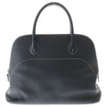 Hermes Bolide Relax 35 Epsom Silver Handbag Black