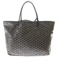 Goyard Saint Louis GM Tote Black Silver