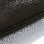 Hermes Picotin Lock MM Taurillon Clemence Gold Handbag Black — view 6