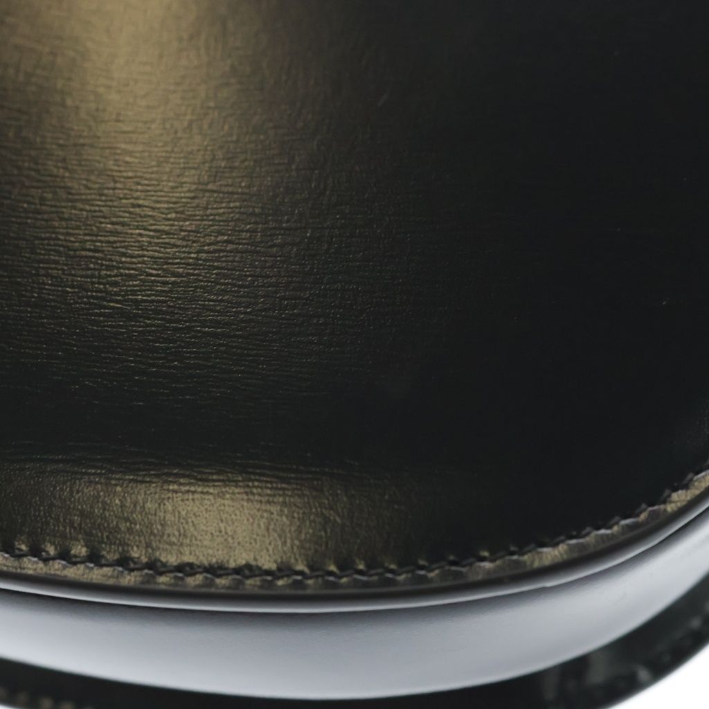 Celine Mini Besace Clair 2-Way Shoulder Bag Black Leather Gold — view 7