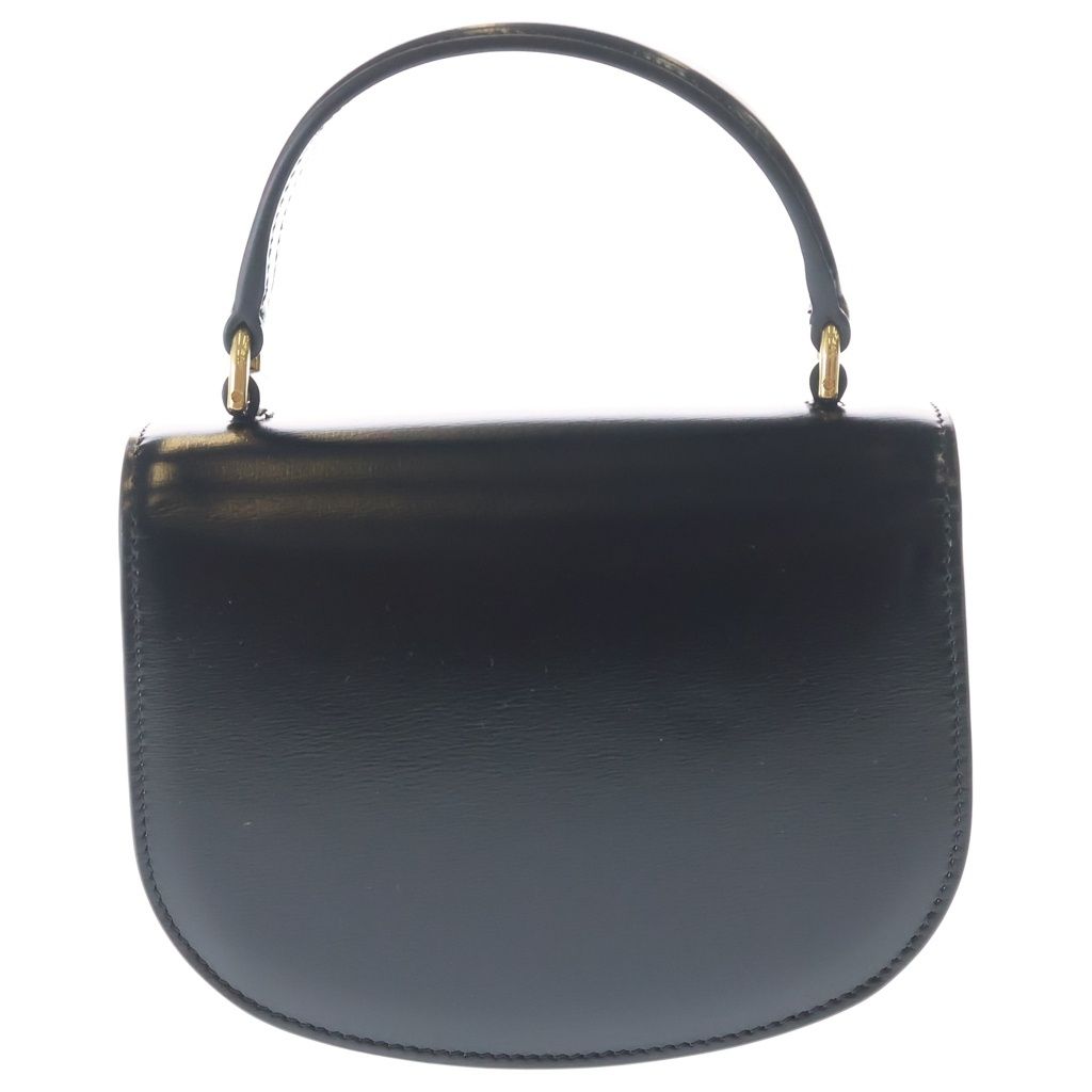 Celine Mini Besace Clair 2-Way Shoulder Bag Black Leather Gold — view 2
