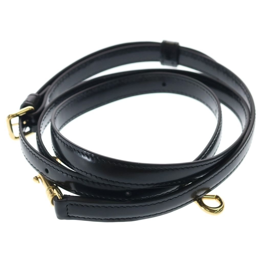 Celine Mini Besace Clair 2-Way Shoulder Bag Black Leather Gold — view 9