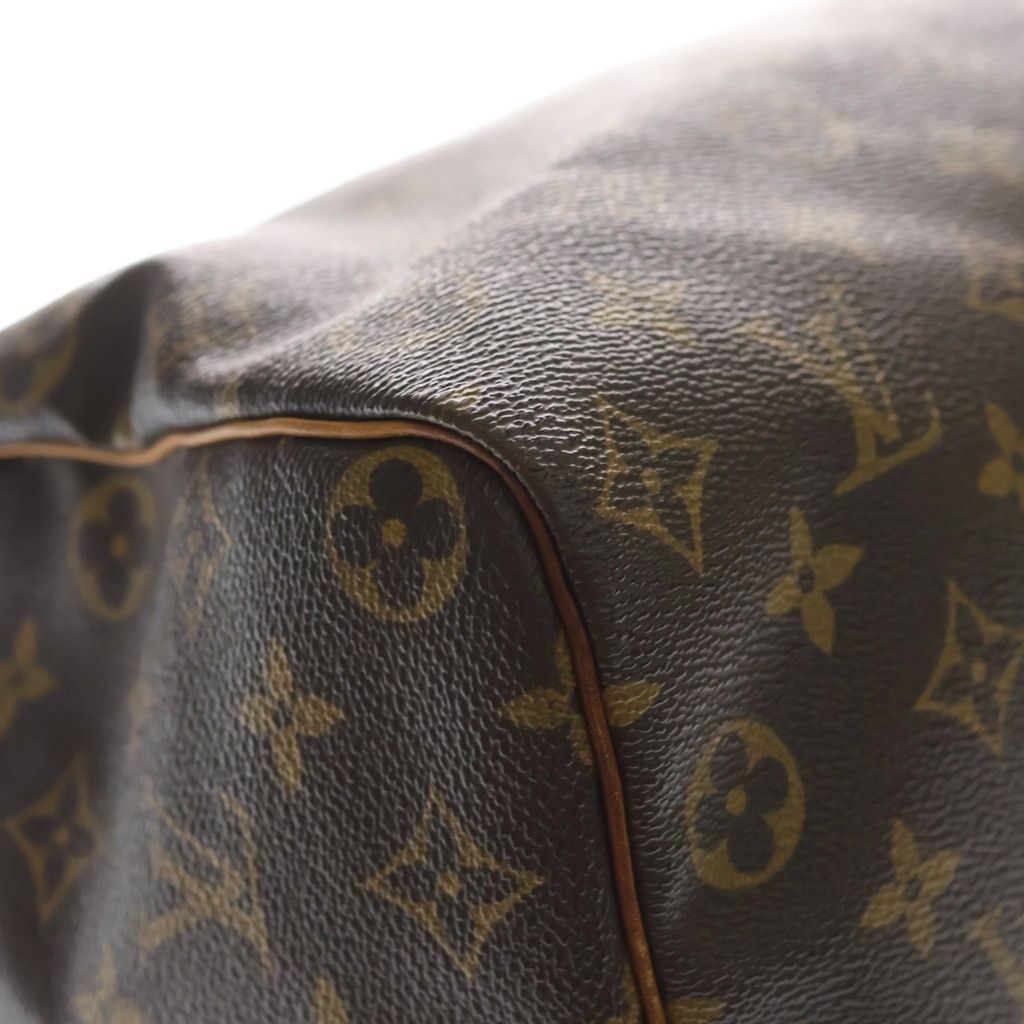 Louis Vuitton Monogram Speedy 35 Leather Handbag Brown — view 5