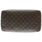 Louis Vuitton Monogram Speedy 35 Leather Handbag Brown — view 4
