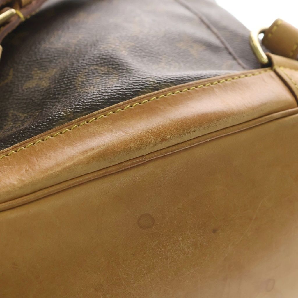 Louis Vuitton Monogram Montsouris MM Leather Backpack Brown — view 6
