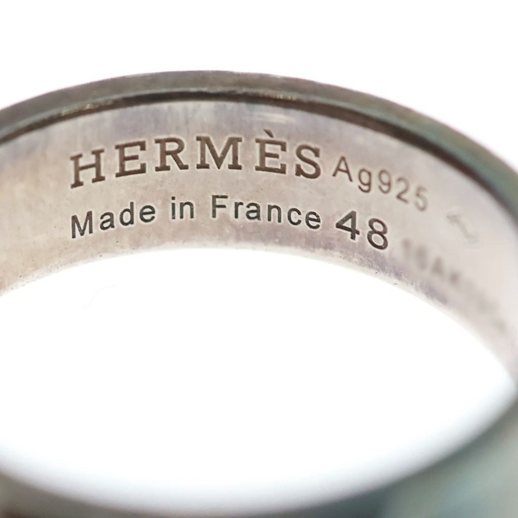 Hermes Collier de Chien PM Ring Silver — view 5