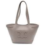 Celine Triomphe Cava Anais Tote Gray Ju Leather