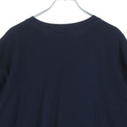 Hermes Mega Chariot Front Print Crew Neck Short Sleeve T-Shirt Navy — view 4