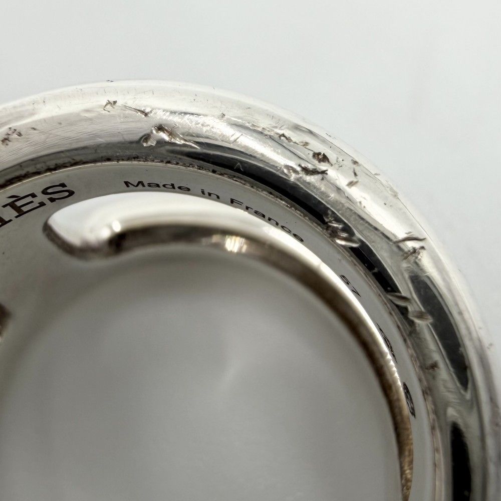 Hermes Ring Osmose GM Small Items 57 925 Sterling Silver — view 4