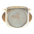 Hermes Bijouterie Fantaisie Corozo Ring Gold — view 5