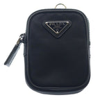 Prada Re-Nylon Saffiano Shoulder Bag Black Nylon Leather