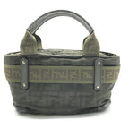 Fendi Zucca Nylon Hand Bag Mini Khaki — view 3
