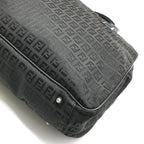 Fendi Zucchino Nylon Canvas Business Hand Bag Black — view 5