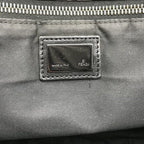 Fendi Zucchino Nylon Canvas Business Hand Bag Black — view 9
