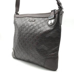 Gucci Guccissima Leather Shoulder Bag Brown — view 2