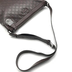 Gucci Guccissima Leather Shoulder Bag Brown — view 7