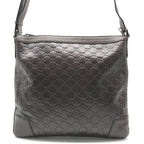 Gucci Guccissima Leather Shoulder Bag Brown — view 3