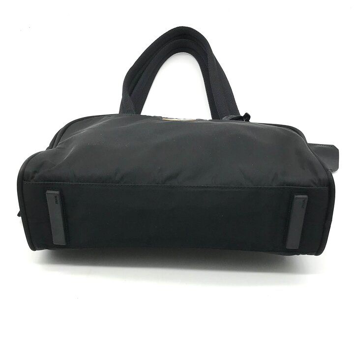 Prada Nylon Hand Bag Black — view 4