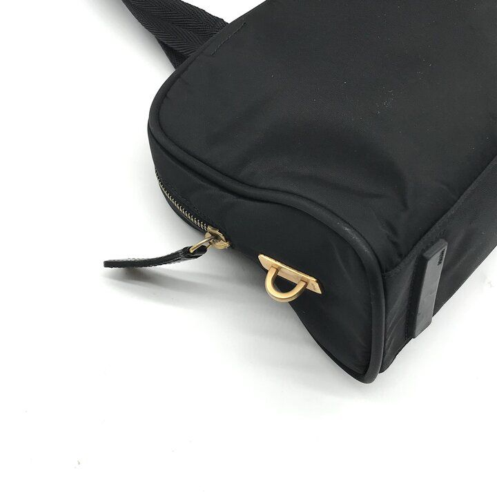 Prada Nylon Hand Bag Black — view 5
