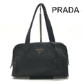 Prada Nylon Hand Bag Black