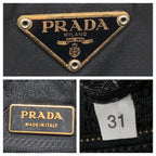 Prada Nylon Hand Bag Black — view 9