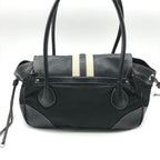 Prada Nylon Leather Belt Hand Bag Black — view 3