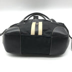 Prada Nylon Leather Belt Hand Bag Black — view 4