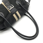 Prada Nylon Leather Belt Hand Bag Black — view 7