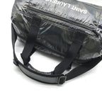 Saint Laurent YSL Paris 2-Way Nylon Duffle Shoulder Boston Bag Camouflage Khaki — view 6