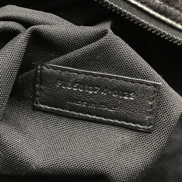 Saint Laurent YSL Paris 2-Way Nylon Duffle Shoulder Boston Bag Camouflage Khaki — view 9