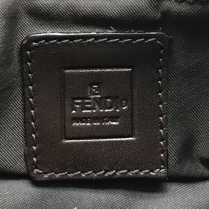 Fendi Zucca Mini Mamma Bucket Shoulder Bag Brown — view 9