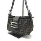 Fendi Zucca Mini Mamma Bucket Shoulder Bag Brown — view 2
