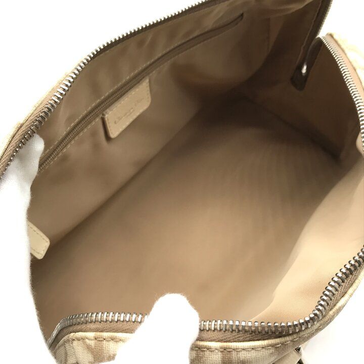 Dior Trotter Leather Flower Embroidery Mini Hand Bag Beige — view 9