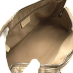 Dior Trotter Leather Flower Embroidery Mini Hand Bag Beige — view 9