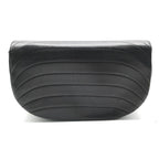 Chanel CC Logo Leather Half Moon Turnlock Chain Shoulder Bag Black — view 3