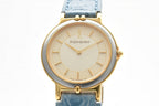 Saint Laurent 2200 YSL Logo Cassandra Watch Quartz Gold Dial Leather — view 2