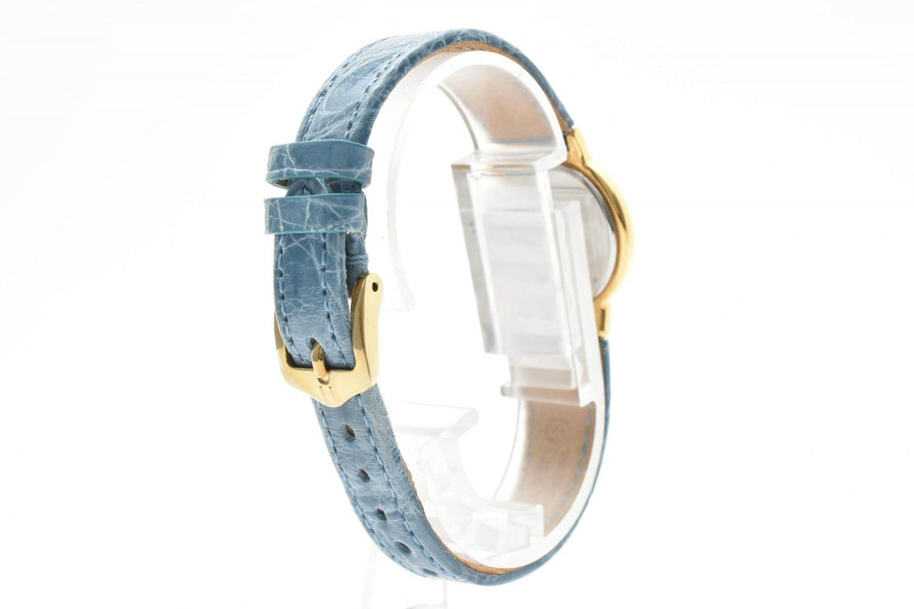 Saint Laurent 2200 YSL Logo Cassandra Watch Quartz Gold Dial Leather — view 8