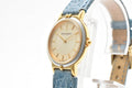 Saint Laurent 2200 YSL Logo Cassandra Watch Quartz Gold Dial Leather