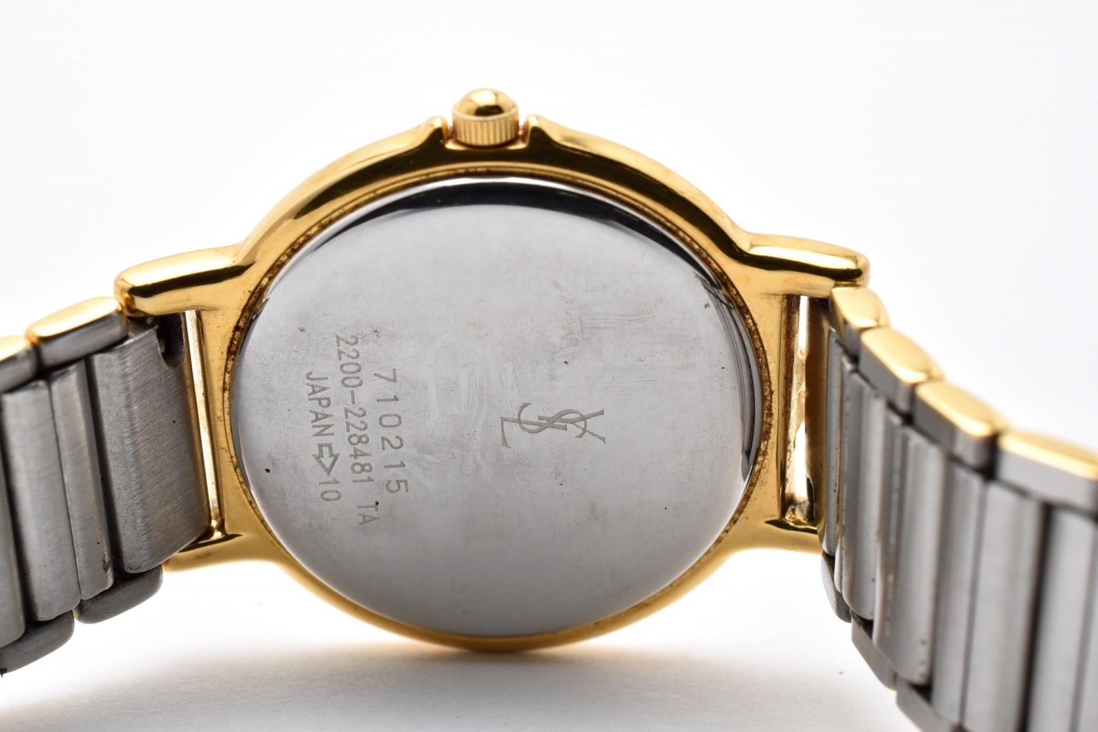 Saint Laurent 2200 Quartz YSL Logo Cassandra Watch Cream Dial Combination — view 9