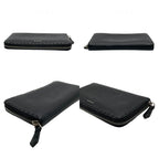 Fendi Wallet Selleria Zip Around Leather Marais the Black Silver Classic Simple — view 6