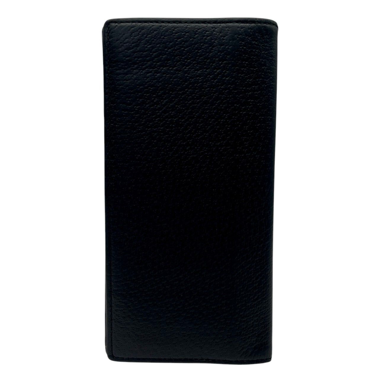 Gucci Wallet GG Marmont Bifold Billfold Leather Black Gold Interlocking Classic — view 3
