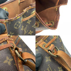 Louis Vuitton Monogram Noe Drawstring Shoulder Bag Leather Brown Gold Vintage — view 9