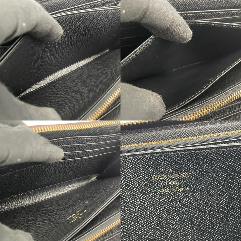 Louis Vuitton Zippy Wallet Monogram Giant Reverse Zip Around Brown — view 8